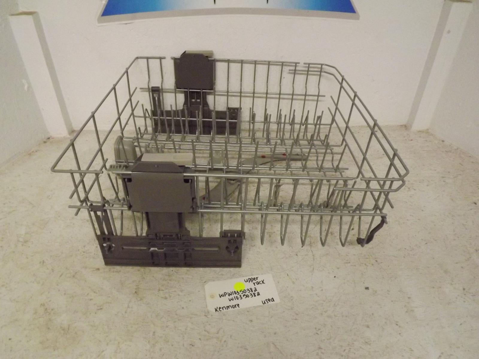 Kenmore Dishwasher WPW10350382 W10350382 Upper Rack Used Kenmore Dishwasher WPW10350382 W10350382 Upper Rack Used